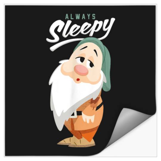 Disneyss Snow White And The Seven Dwarfs Always Sleepy Stickers