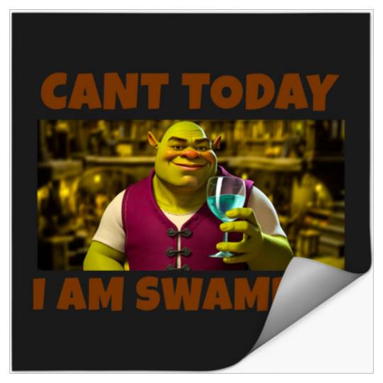 Im Swamped shrek funny  : Shrek Same Swamp Forever , Shrek Shirt, Disney Fiona Princess , Shrek,Shrek Stickers