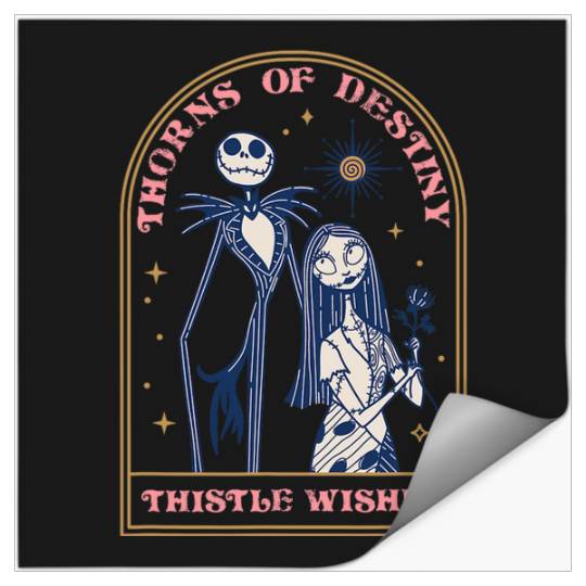 Disney The Nightmare Before Christmas Jack and Sally Destiny Stickers