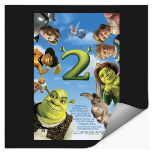 Shrek 2 - Now on DVD  : Shrek Same Swamp Forever , Shrek Shirt, Disney Fiona Princess , Shrek,Shrek Stickers