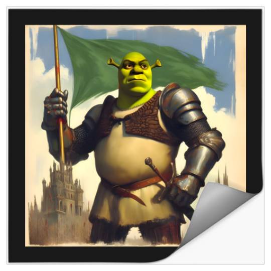 Triumphant Shrek  : Shrek Same Swamp Forever , Shrek Shirt, Disney Fiona Princess , Shrek,Shrek Stickers