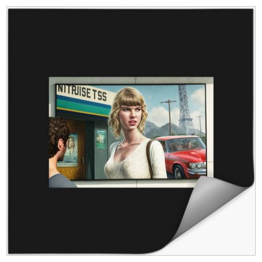 Discover Cinematic Serenade Taylor's Silver Screen Moment  : Vintage Taylor The Eras Tour , The Eras Tour Taylor Version, THE ERAS TOUR , Taylor Stickers