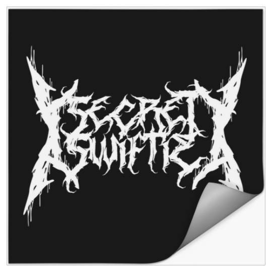 Discover Metal Band Logo Secret taylor version  : Vintage Taylor The Eras Tour , The Eras Tour Taylor Version, THE ERAS TOUR , Taylor Stickers