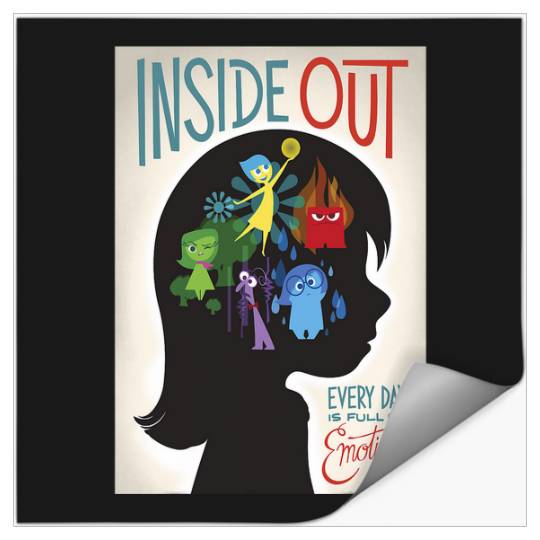 Discover Disney Pixarss Inside Out Silhouette Movie Stickers