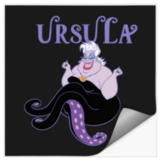 Disneyss The Little Mermaid Ursula Vintages Villain Portrait Stickers