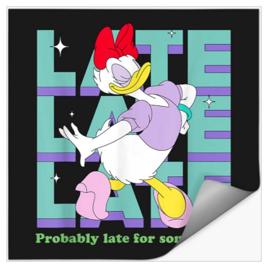 Disneyss Daisy Duck Probably Late For Something Funny Stickers