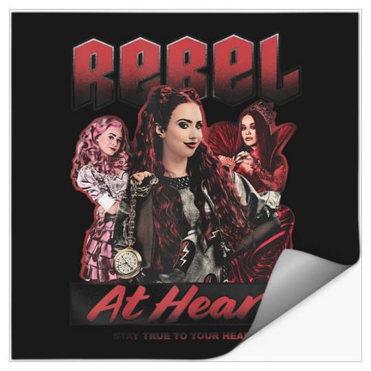 Disneyss Descendants The Rise Of Red Rebel At Heart Big Logo Stickers