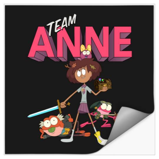 Disney Channel Amphibia Team Anne Pullover Hoodie Stickers