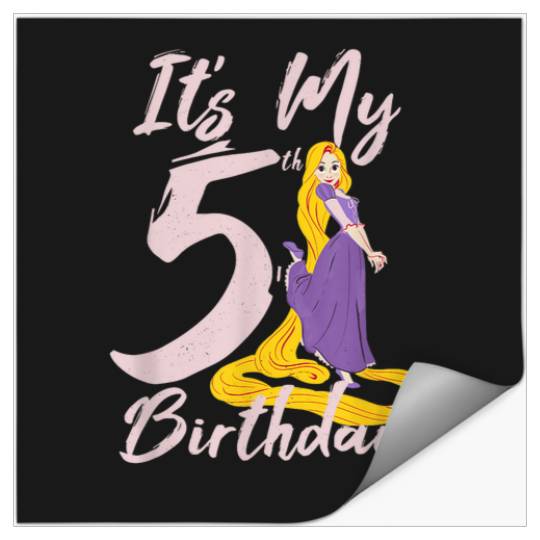 Disney Tangled Rapunzel Its My Fifth Birthday Stickers