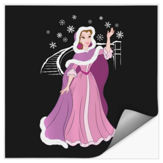 Disney Princess Belle Winter Wonderland Holiday Stickers