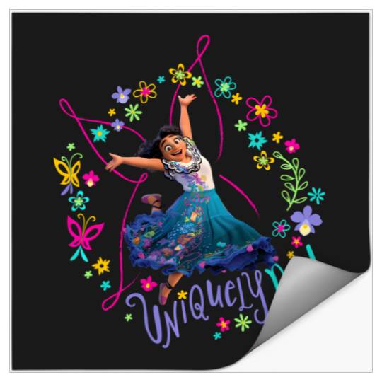 Disney Encanto Mirabel Uniquely Me Pink Butterfly Stickers