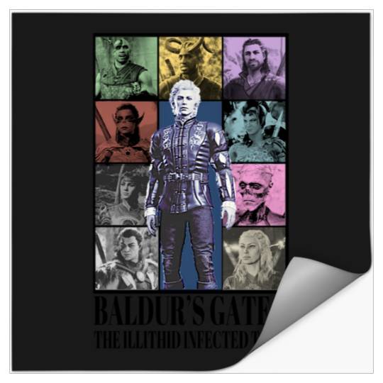 Baldur s gate eras tour Stickers