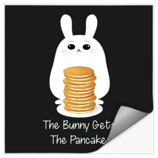 Disney Shirt, Disney Sweatshirt, Wreck It Ralph, Ralph breaks the internet, Bunny shirt, pancakes shirt, disney, the bunny gets the pancakes Stickers