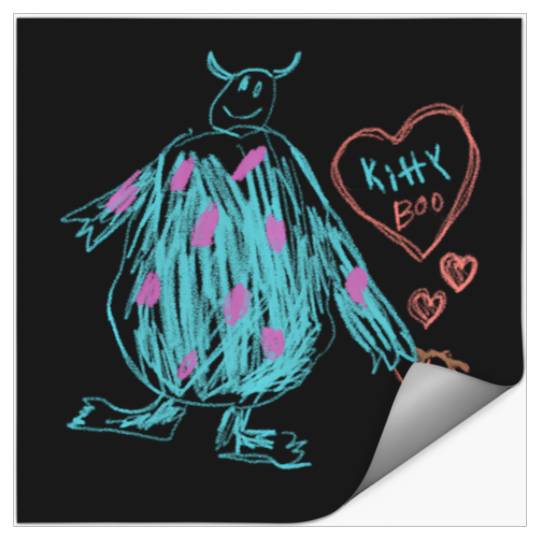 Disney And Pixars Monsters Inc. Sulley Kitty And Boo Stickers