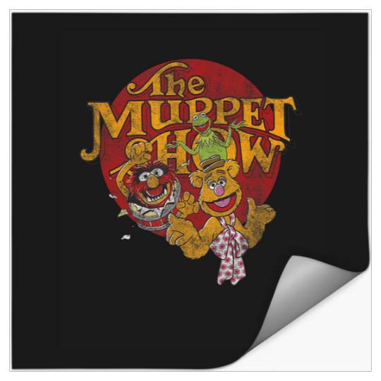 Disney The Muppets The Muppet Show Logo Distress Stickers