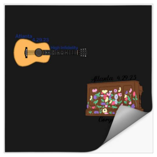 Atlanta N2 Eras Tour Surprise Songs Pack Stickers