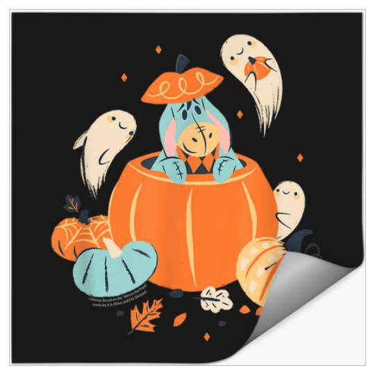 Disney Winnie the Pooh Eeyore Pumpkin Ghost Pals Stickers