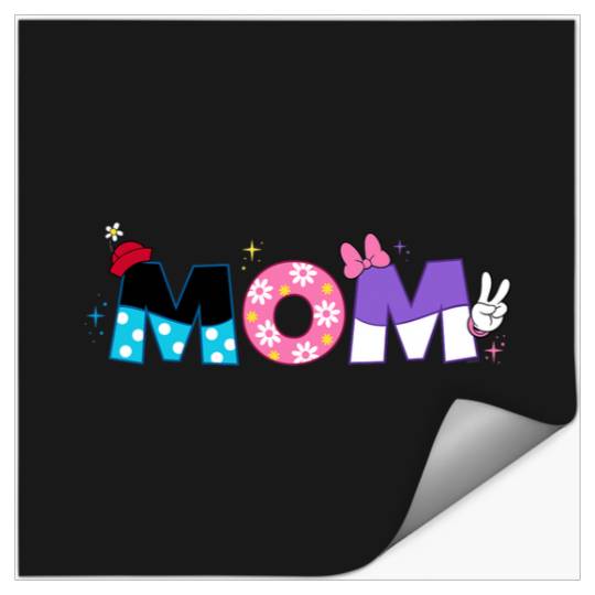 Disney Minnie Mouse and Daisy Duck Mom Mother’s Day Birthday Stickers