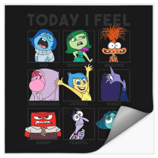 Disney Pixar Inside Out 2 Today I Feel... Emotions Panels Stickers