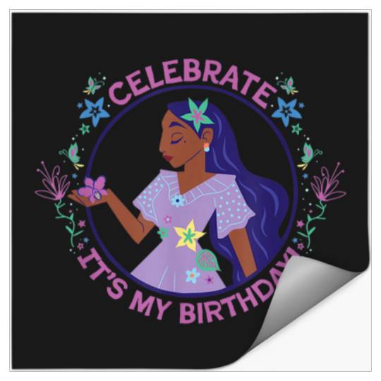Disney Encanto Isabela Madrigal Its My Birthday Stickers