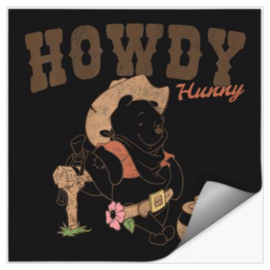 Disney Winnie The Pooh Howdy Hunny Western Bear Stickers