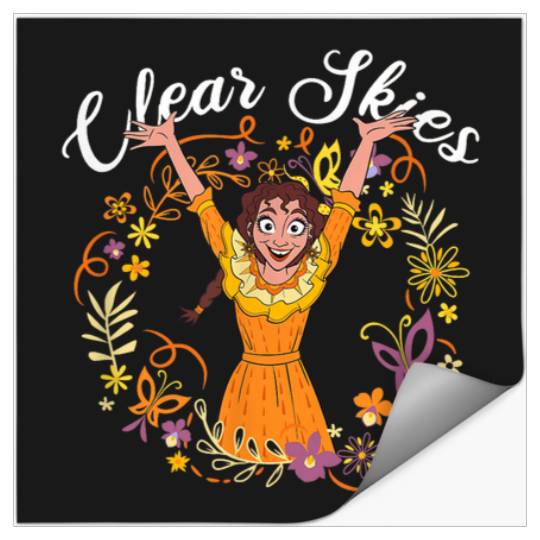 Disney Encanto Pepa Clear Skies Floral Stickers