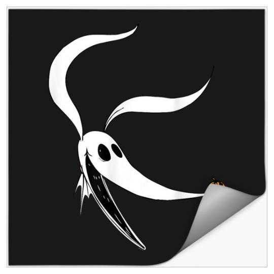 Disneyss The Nightmare Before Christmas Zero Dog Big Faces Stickers