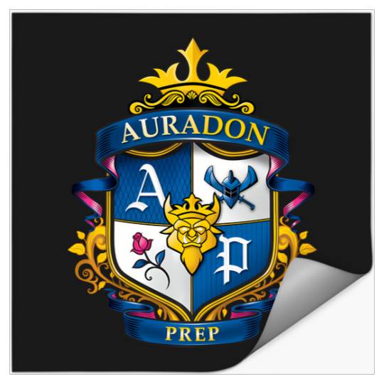 Disney Descendants Auradon Prep Crest Stickers