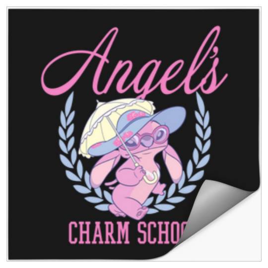 Disneyss Lilo Stitch Angel Charm School Demure College Stickers