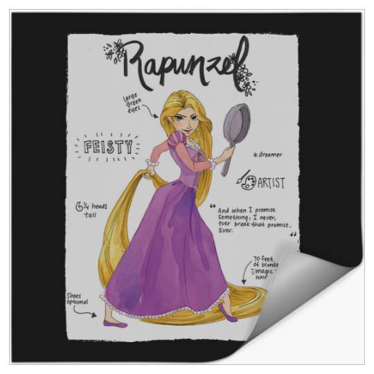 Disney Tangled Rapunzel Fashion Callouts Stickers
