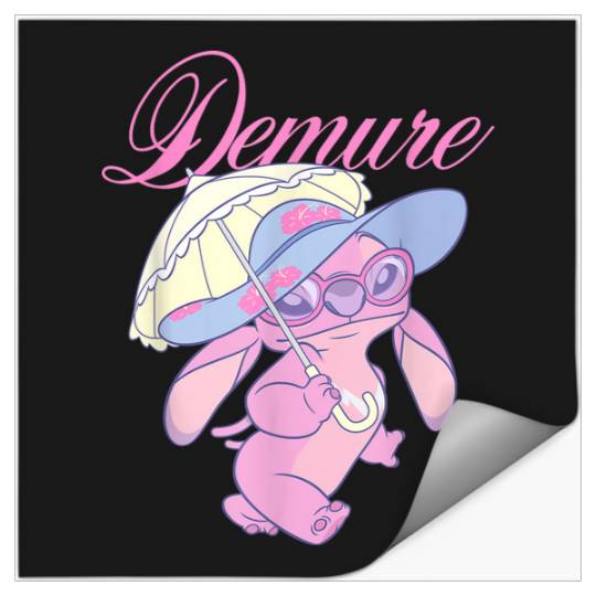 Disneyss Lilo Stitch Cute Fancy Angel Demure Big Chest Logo Stickers