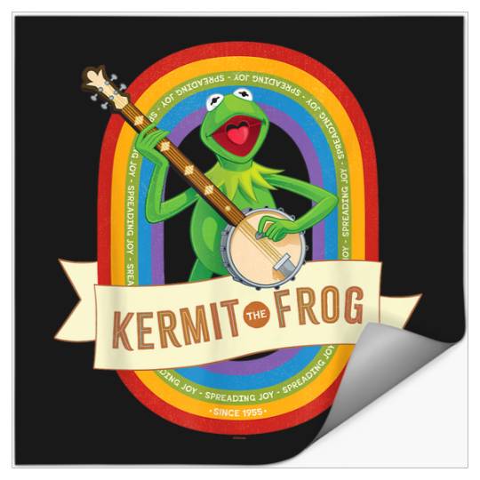 Disney The Muppets K the frog Spreading Joy Since 1955 Stickers