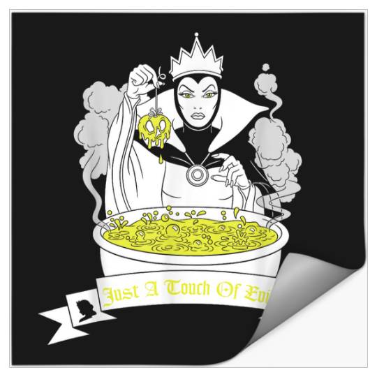 Disneyss Snow White Just A Touch Of Evil Queen Portrait Stickers