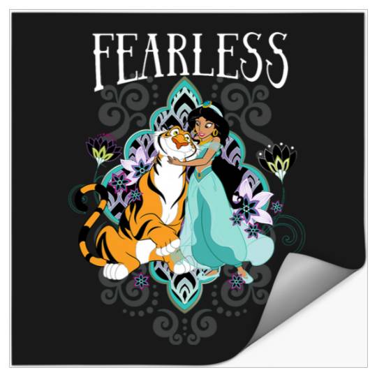 Disney Aladdin Jasmine And Rajah Fearless Stickers