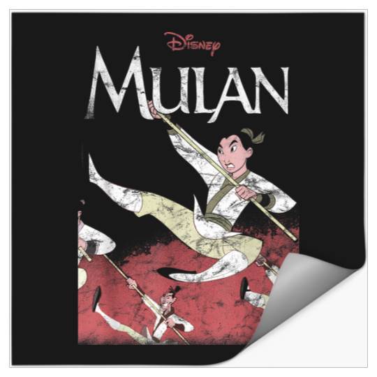 Disney Mulan Action Pose Portrait Stickers