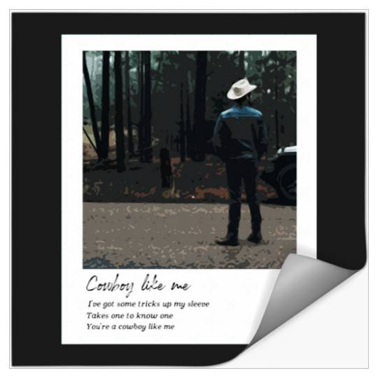 Discover Cowboy like me - Taylor Stickers