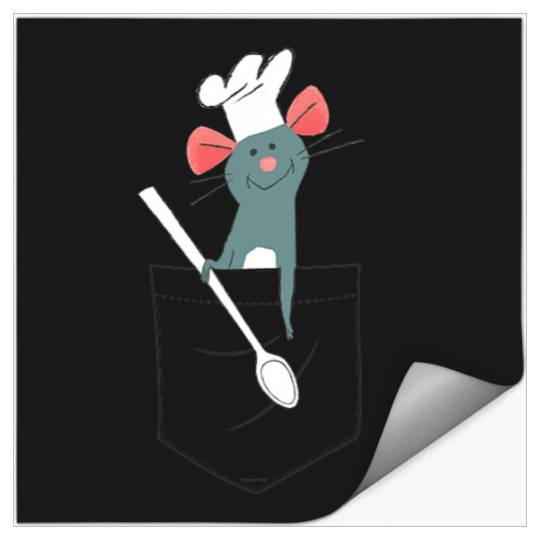 Disney PIXAR Ratatouille Remy Small Pocket Chef Stickers