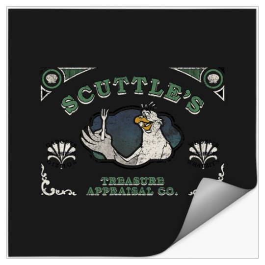 Disney The Little Mermaid Scuttle's Treasure Appraisal Co. Stickers