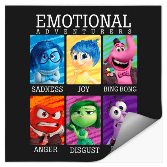 Disneys Pixar Inside Out Emotions Yearbook Group Stickers