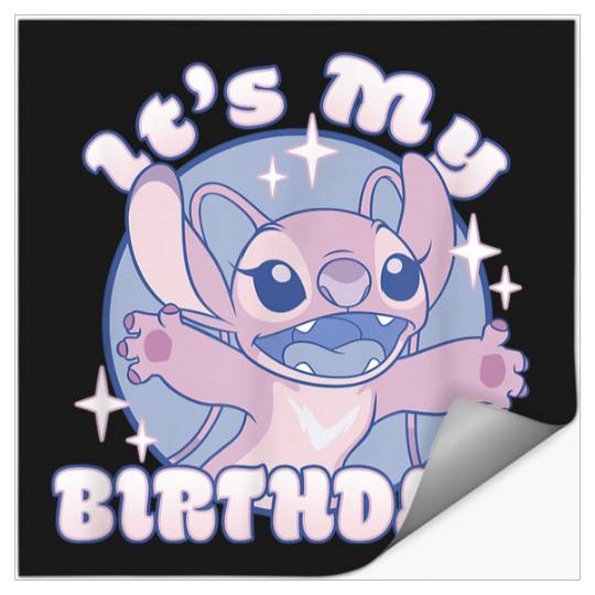 Disneys Lilo Stitch Angel It's My Birthday Sparkle Stickers