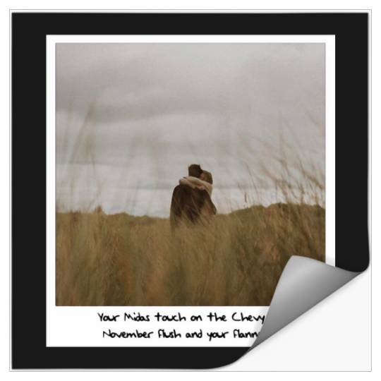 Discover Taylor Evermore Champagne Problems Lyrics Stickers