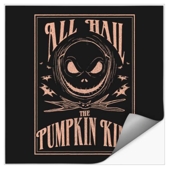 Disneyss The Nightmare Before Christmas Hail The Pumpkin King Stickers