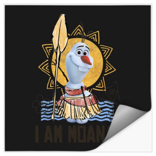 Disney Olaf Presents Moana Costume Sketch Stickers