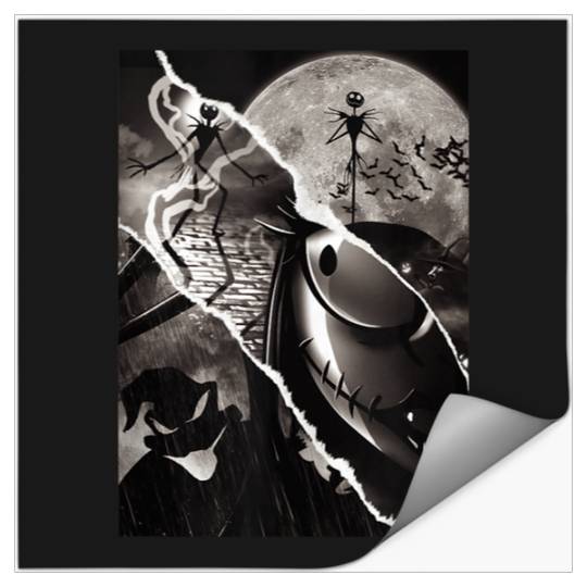 Disneyss Nightmare Before Christmas Scenes Stickers