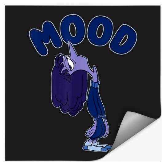 Disneys Pixar Inside Out 2 Mood Ennui Bored Shot Stickers