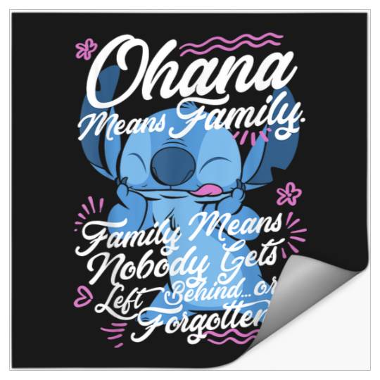Disneys Lilo Stitch Stitch Day Ohana Means Family Stickers
