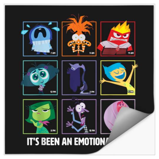 Disneyss And Pixarss Inside Out 2 Emotions An Emotional Day Stickers