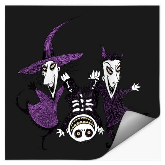 Disneyss Halloween Nightmare Before Christmas Trick Or Treat Stickers