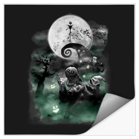 Disneyss The Nightmare Before Christmas Haunted Scene Stickers