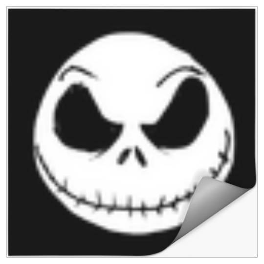 Disneyss The Nightmare Before Christmas Jack Faces Pocket Logo Stickers
